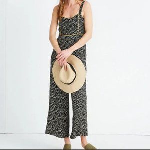 Madewell Button Front Wide Leg Jumpsuit - size 2